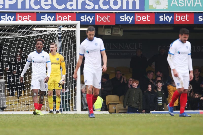 Former long-time League One leaders Pompey were worringly on the slide heading to Southend, yet found themselves 3-0 up after a blistering opening 31 minutes. However, they were undone by Simon Cox's hat-trick, including an 87th-minute leveller, as Kenny Jackett's men frustratingly let slip their lead and instead ended up with a dismal Roots Hall point. Picture: Joe Pepler