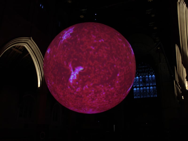 St Mary's Church Sun Installation.