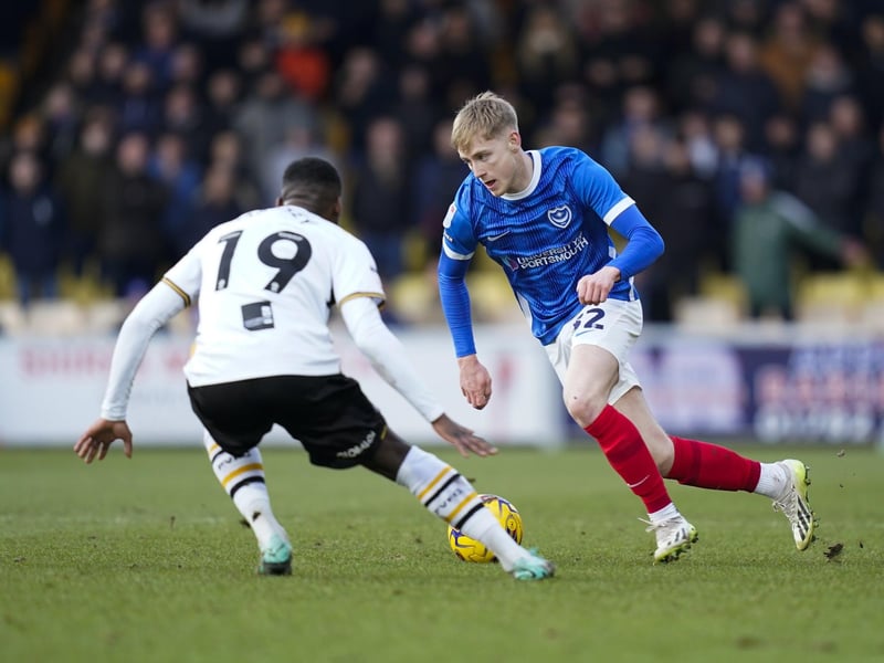Pompey's Paddy Lane looks to threaten against Port Vale. Picture: Jason Brown/ProSportsImages