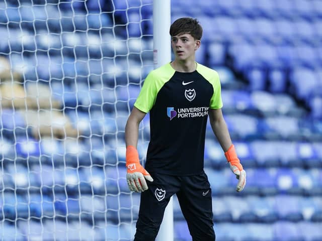 Keeper Bastian Smith was one of Pompey's stars during their remarkable Hampshire Senior Cup fightback against Gosport. Picture: Jason Brown/ProSportsImages