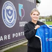 Maddie goes to Pompey: New recipient for Portsmouth FC Scolarship. Photo by Karen Bornhoft Photography