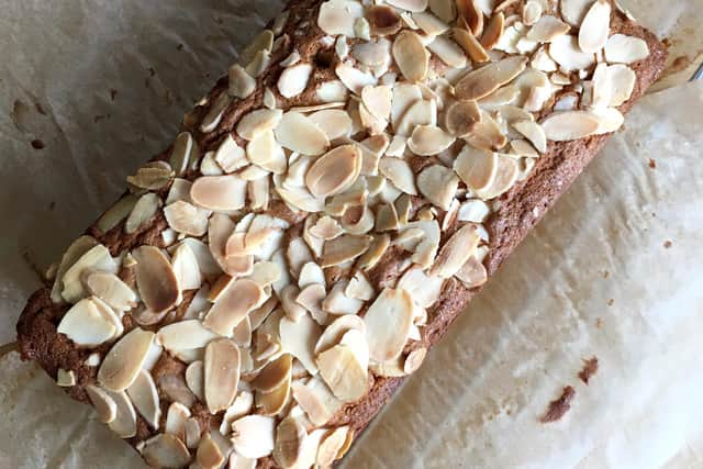 Lemon, honey and almond cake by Lawrence Murphy. 