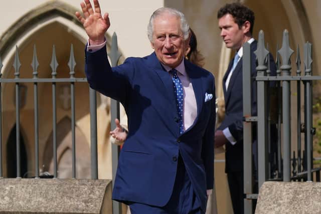 King Charles III.
PA Photo. See PA story ROYAL Easter. Photo credit: Yui Mok/PA Wire