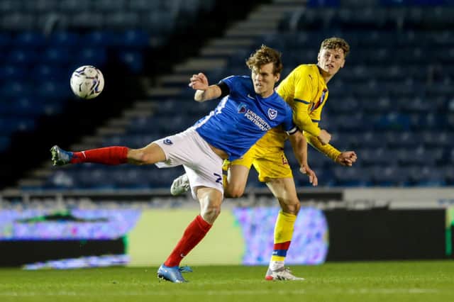 Sean Raggett will sit out Saturday's trip to Gillingham through suspension. Picture: Robin Jones/Digital South