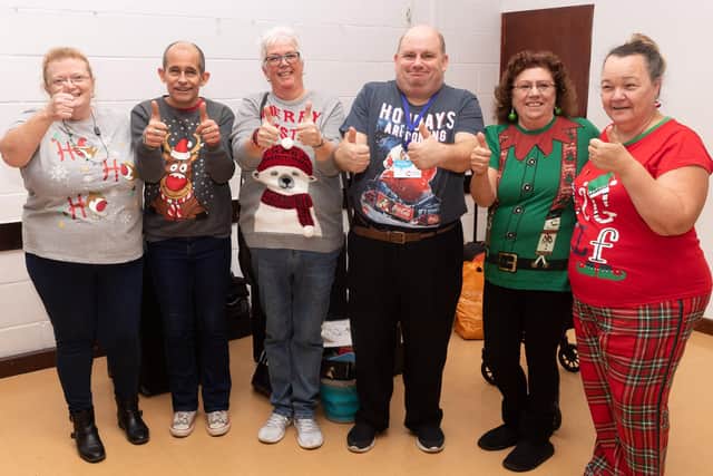 A charity Christmas bazaar took place on Sunday, November 24, at The Springwood Centre in Waterlooville. 

Pictured is: Nina Holbird, Lance Harding, Nicky Parish, Darren Peat, Chris Westwood, Jannet Hickman.



Picture: Keith Woodland (241119-4)