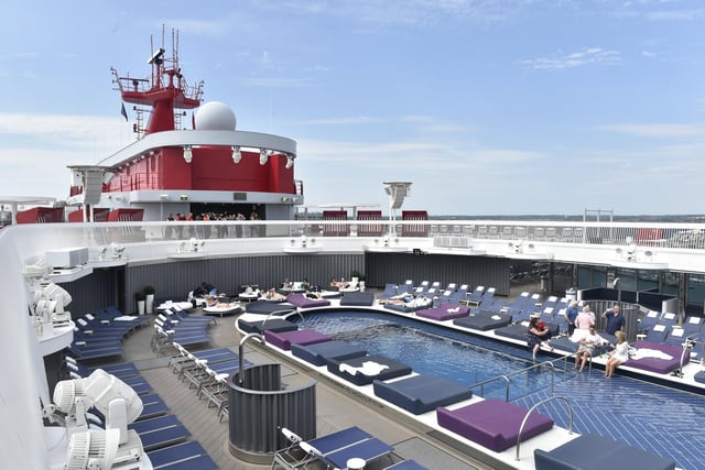 Virgin's Resilient Lady cruise ship at Portsmouth International Port on Tuesday, August 27, 2024.
Picture: Sarah Standing (270824-530)