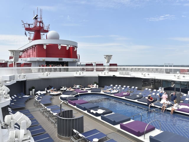 Virgin's Resilient Lady cruise ship at Portsmouth International Port on Tuesday, August 27, 2024.
Picture: Sarah Standing (270824-530)
