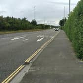 A section of the existing cycle and walking path along Eastern Road set for improvements