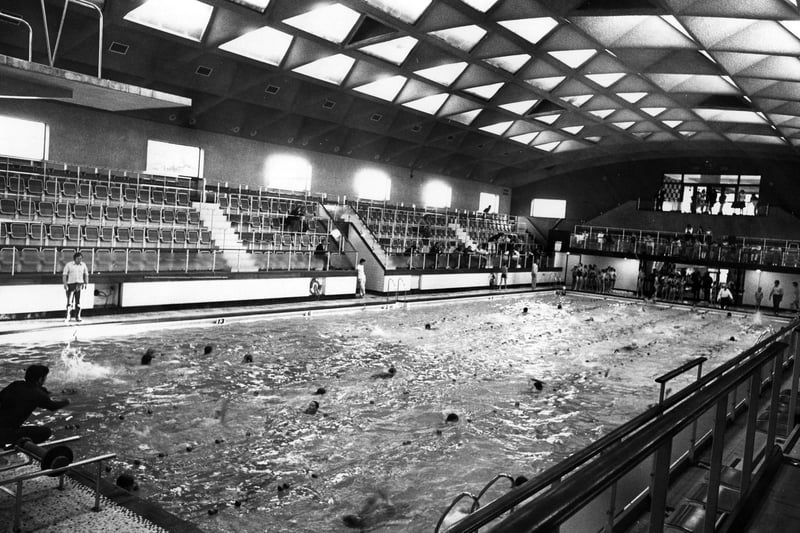 The Victoria Park Swimming Baths in Anglesea Road, Portsmouth, were the second-most suggested building of the lot. Here they are in 1988.