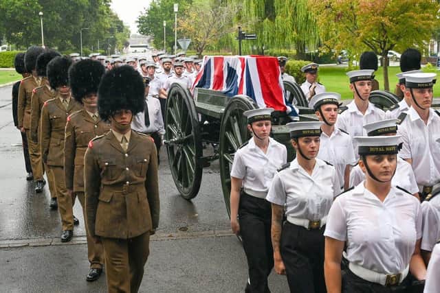 Around 1,000 Royal Navy sailors and Royal Marines are participating in ceremonial duties connected with the state funeral of Her Majesty The Queen on Monday 19 September.