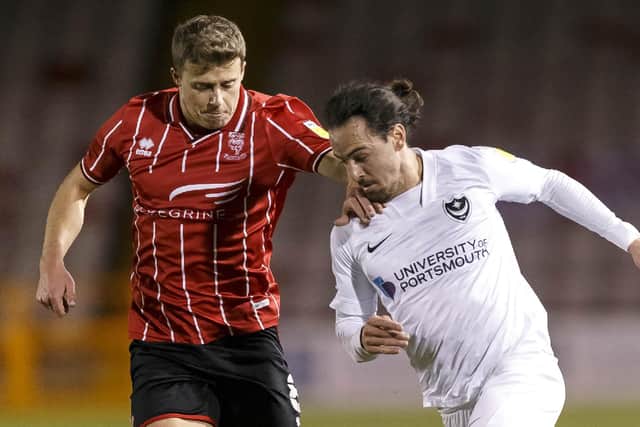 Ryan Williams in action against Lincoln. Picture: Daniel Chesterton/phcimages.com