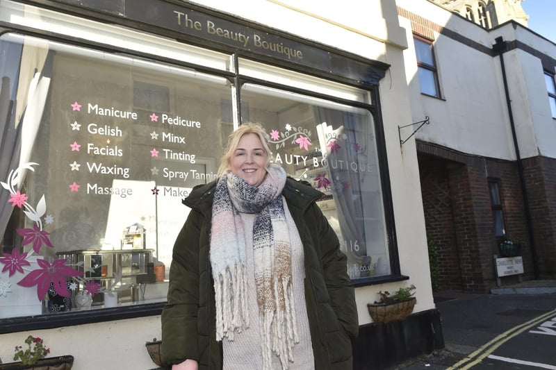 Alverstoke village has a high percentage of female business owners.Pictured is: The Beauty Boutique owner Steph Bevan.Picture: Sarah Standing