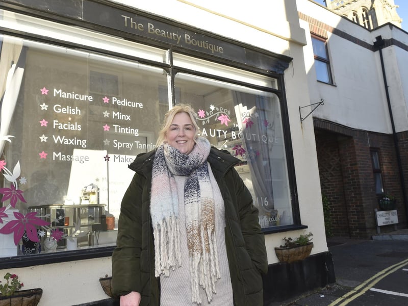Alverstoke village has a high percentage of female business owners.Pictured is: The Beauty Boutique owner Steph Bevan.Picture: Sarah Standing