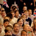 Children at Wimborne Primary School.