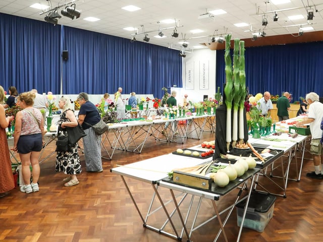There was an incredible array of fruit and vegetables on show at the Purbrook Horticultural Society Summer Show at Crookhorn College on Sunday, August 17. Including some impressively tall leeks.