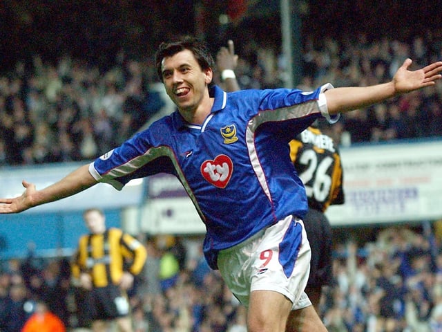 ‘Pompey is all about the supporters, the atmosphere is electric. When you hear them sing ‘Play Up Pompey’, even now talking about it gives me goosebumps, it’s magical.
‘For me, it clicked. As soon as you start winning a few games and feel that atmosphere around the ground, the experience is unbelievable.
‘You have players who raise their games when they hear that atmosphere - I was one of them. When you don’t get that atmosphere, my level was different.
‘Pompey gave me special memories, scoring the goal which won us promotion, winning the First Division title, scoring goals when we stayed up in the Premier League.
‘During the Great Escape season, I still remember having a chat with Sam Matterface before Christmas. We were sitting outside a Costa Coffee at Whiteley and he asked what I thought - I told him we’d stay up, And we did!’
Picture: Mick Young