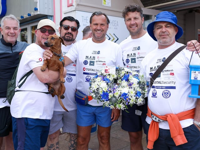 A group of Walk The Island walkers. Picture: Chris Moorhouse