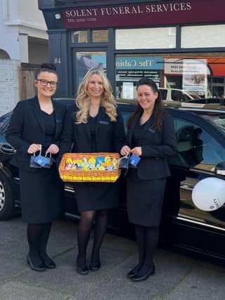 Left to right - Katie Slater, Funeral Director - Emma Smith, Funeral Service Arranger - Emma Erne, Funeral Director