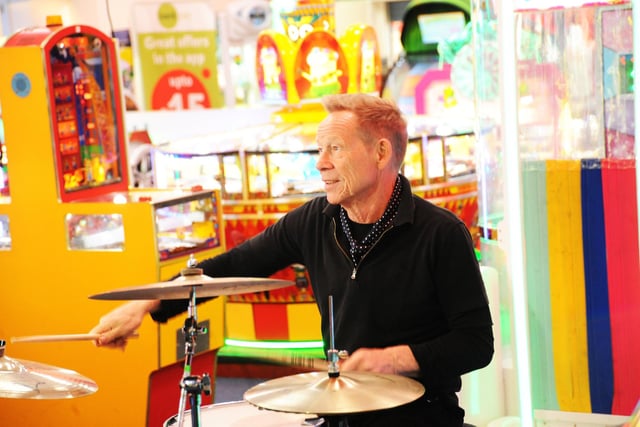 Paul Cook of The Professionals in the arcade on South Parade Pier in Southsea, in March 2020.
Picture: Paul Windsor
