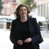 Penny Mordaunt, minister of state for trade, arrives at BBC Broadcasting House ahead of her appearance on Sunday Morning on July 17, 2022 in London, England. (Photo by Hollie Adams/Getty Images)