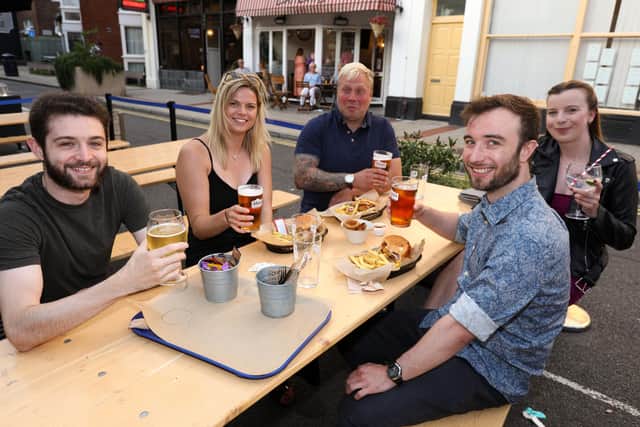 From left, Alex Agathanggelou, Sophie Armstrong, David Povey, Ben Aston and Verity Jackson
Picture: Chris Moorhouse (jpns 230721-22)