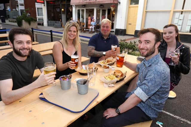 From left, Alex Agathanggelou, Sophie Armstrong, David Povey, Ben Aston and Verity Jackson
Picture: Chris Moorhouse (jpns 230721-22)