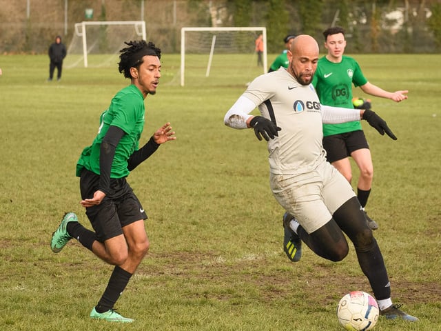 Mother Shipton (grey) v FFTP. Picture by Keith Woodland