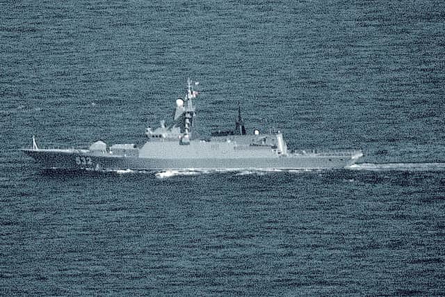 Russian corvette Boikiy, one of the ships being tracked by Royal Navy vessels. Picture: Royal Navy/PA Wire.