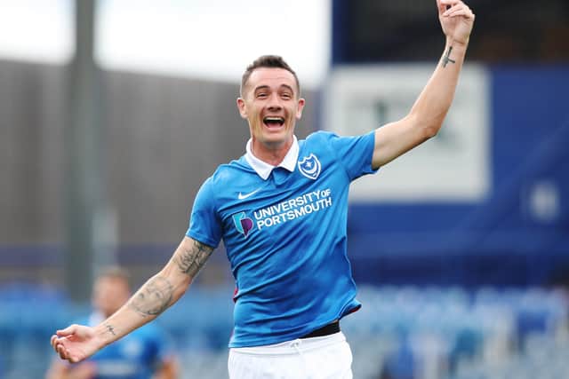 Shaun Williams starts in a three-man midfield for Pompey against Wigan today.
