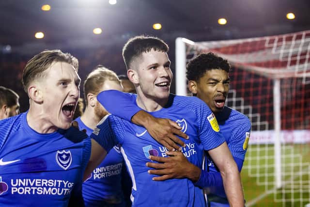 Pompey are being backed to reach the play-offs this season. (Photo by Daniel Chesterton/phcimages.com)