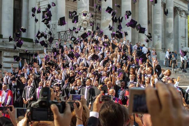 83% of the University of Portsmouth graduates in 2020-21 are either employed or in unpaid work. Picture: Melanie Leininger