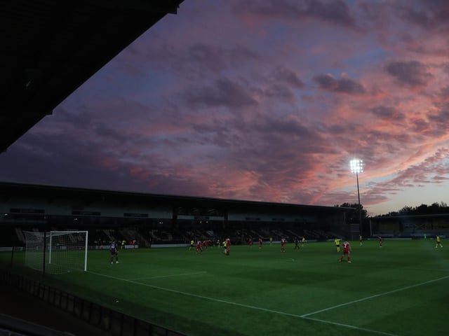 Average attendance: 3,241; Capacity: 6,912; Percentage of stadium filled: 52.3 per cent.