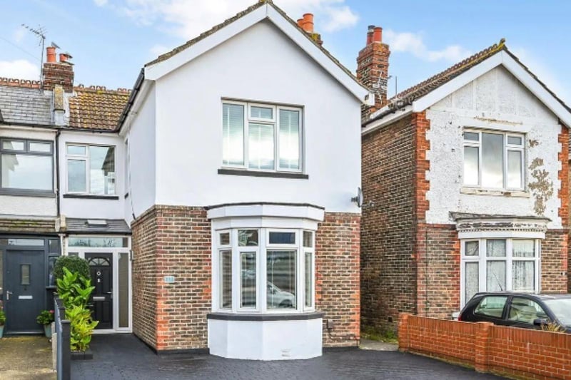 This property comes with three bedrooms, two bathrooms and two reception rooms.