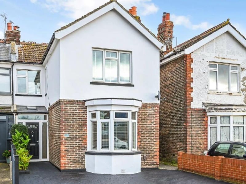 This property comes with three bedrooms, two bathrooms and two reception rooms.