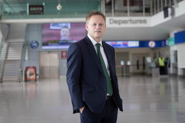 Transport secretary Grant Shapps is set to change rules to travel from amber list countries today.
Pictured: Transport secretary, Grant Shapps at the Portsmouth International Port in 2019.
Picture : Habibur Rahman
