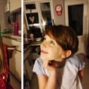 Bonnie Rose Harrison from Leigh Park cut her hair short to raise funds for the Little Princess Trust. Pictured: before and after photos of Bonnie Rose