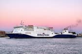 Brittany Ferries' ship Baie de Seine, which operates the Santander route, arriving in Portsmouth. Picture: Tony Weaver