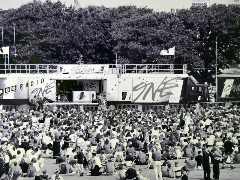 The Radio 1 Roadshow in Southsea, in 1994.