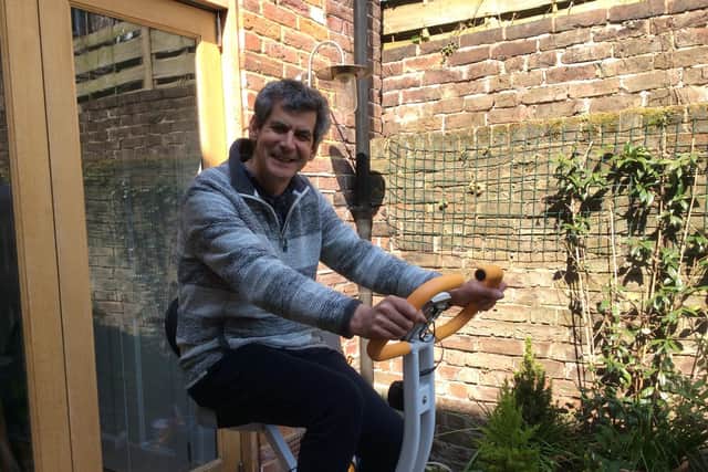 Stroke survivor Andy Cloud