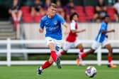 Pompey youngster Harry Jewitt-White scored on his Gosport Borough debut last night