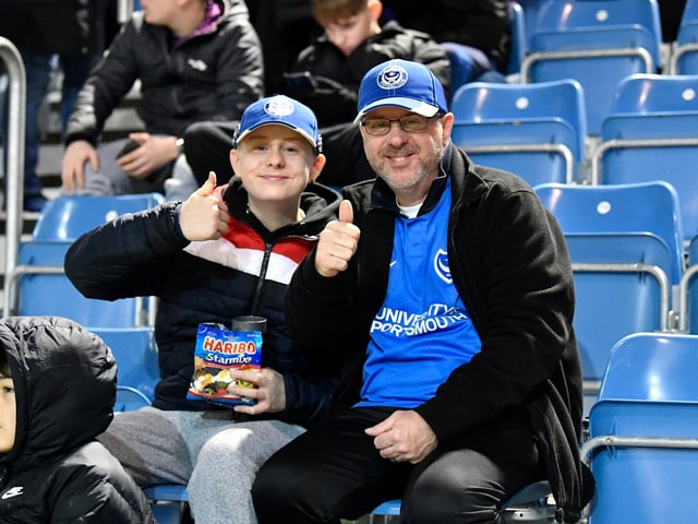 More than 18,000 Pompey fans cheered the Blues to success against Bolton.