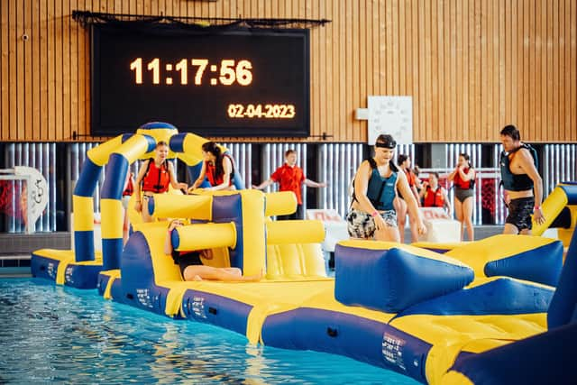 Mountbatten Leisure Centre has officially opened their inflatable aqua course - AquaDash!
Picture Credit: James Bridle www.JamesBridlePhoto.co.uk