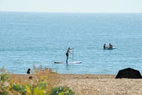 Hayling Island sea front 
Picture: Sarah Standing (110822-8677)