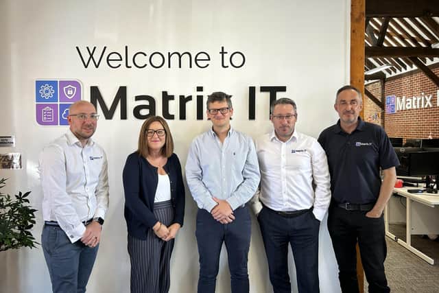 Left to right: Kev Penny, Louise Gascoigne, Matt Faulkner, Steve Carnell, and Nic Cronin