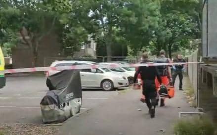 Police in Washington Street after woman seriously injured in balcony fall