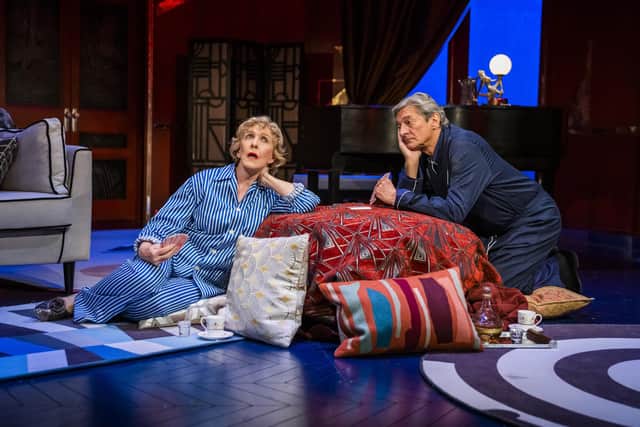 Patricia Hodge and Nigel Havers in Private Lives. Picture by Tristram Kenton