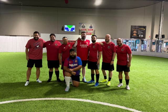 Members of MAN v FAT Football Havant