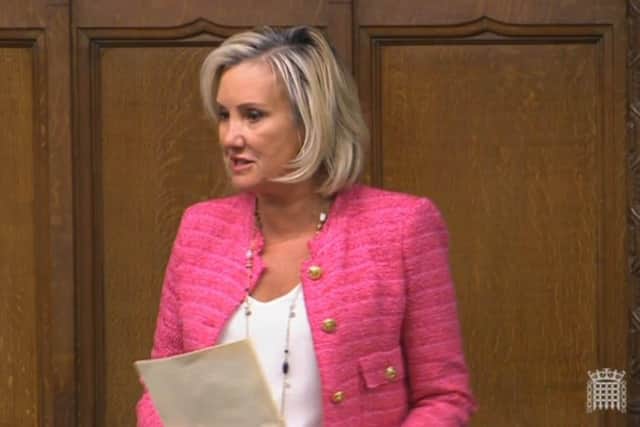 Caroline Dinenage, at the House of Commons