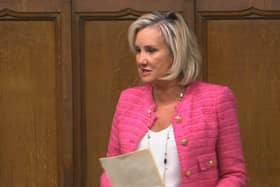 Caroline Dinenage, at the House of Commons