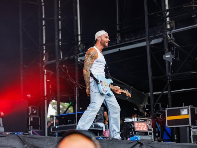 Pictured: Busted performed on Castle stage Picture:Marcin Jedrysiak